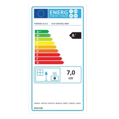 Kaminska peć Thermia Eos 210 XL V3S - crni, pješčani kamen