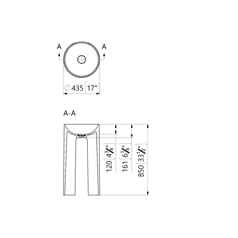 Umivaonik WB0569-43