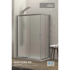 Kupaonska tuš kabina pravokutna New Flora 100 Fabric