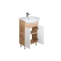 Kupaonski ormarić s umivaonikom Oslo Wood 50 podni