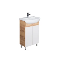 Kupaonski ormarić s umivaonikom Oslo Wood 50 podni