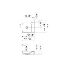 Umivaonik WB0401-40