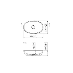 Umivaonik WB0564-56