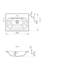 Umivaonik WB0001-61