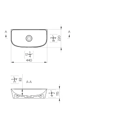 Umivaonik WB0513-44