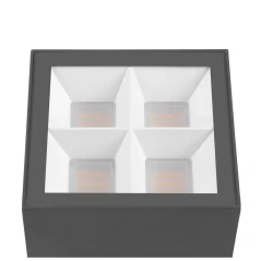 S-CUBE, stropna svjetiljka, 2700/3000K, 15W, FAZA, 80°