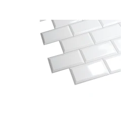 3D PVC panel Metro Bijela