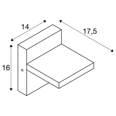 ABRIDOR SENSOR, vanjska LED nadgradna zidna svjetiljka 3000/4000K