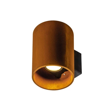 RUSTY® UP/DOWN WL, vanjska LED nadgradna zidna svjetiljka okrugla rust CCT sklopka 3000/4000K