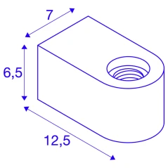 FITU CUBE WL, unutarnja zidna svjetiljka E27