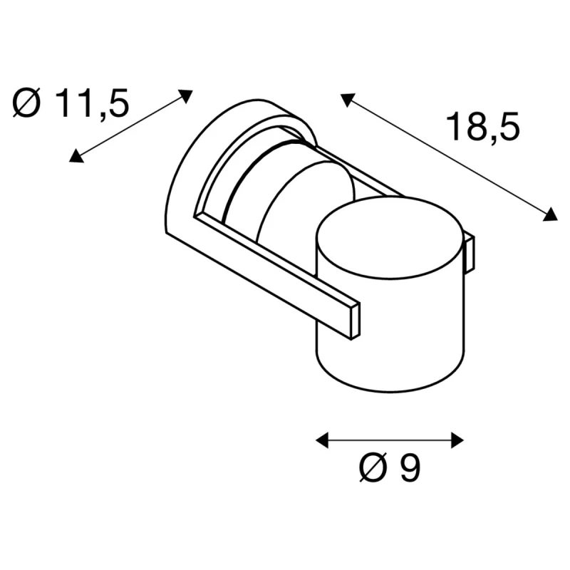 OCULUS CW, unutarnja LED zidna i stropna svjetiljka DIM-TO-WARM 2000-3000K