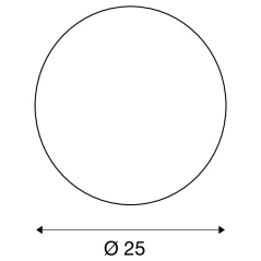 ROTOBALL FLOOR 25, vanjska stupna svjetiljka, lopta, maks. 24W