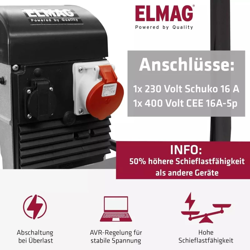 Elmag Agregat SEB 7500WD-AVR