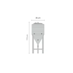 Spremnik za fermentaciju - dvostruki plašt FD-ZKG 60 L SPEIDEL
