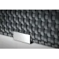 Žardinjera od poliratana 130x40x45cm - aluminijski okvir
