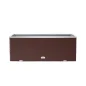 Žardinjera od poliratana 98x25x34cm - aluminijski okvir