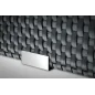 Žardinjera od poliratana 70x38x40cm - aluminijski okvir
