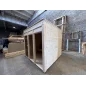 Eco moderna sauna 2.4x2.4m borovina
