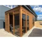 Eco moderna sauna 2.4x4.8m termo drvo