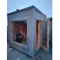 Moderna sauna 2.3x2.3m borovina
