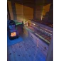 Moderna sauna 2.3x2.3m borovina