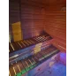 Moderna sauna 2.3x2.3m borovina
