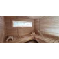 Moderna sauna 2.3x2.3m borovina