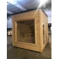 Moderna sauna 2.3x2.3m borovina
