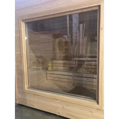 Moderna sauna 2.3x2.3m borovina