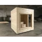 Moderna sauna 2.3x2.3m borovina