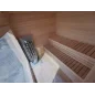 Moderna sauna 2.3x2.3m borovina