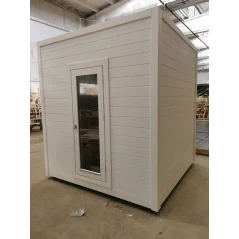 Moderna sauna 2.3x2.3m borovina