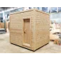 Moderna sauna 2.3x2.3m borovina