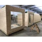 Moderna sauna 2.3x2.3m borovina