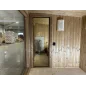 Lux moderna sauna 2.3x4.4m termo drvo/borovina