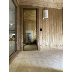Lux moderna sauna 2.3x4.4m termo drvo/borovina