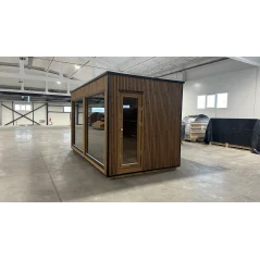 Lux moderna sauna 2.3x4.4m termo drvo/borovina