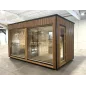 Lux moderna sauna 2.3x4.4m termo drvo/borovina