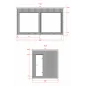 Lux moderna sauna 2.3x4.4m termo drvo/borovina