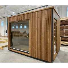 Lux moderna sauna 2.3x3.4m termo drvo/borovina
