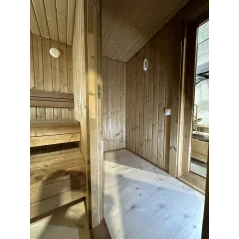 Lux moderna sauna 2.3x3.4m termo drvo/borovina