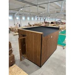Lux moderna sauna 2.3x3.4m termo drvo/borovina
