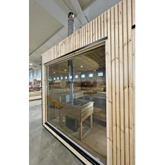 Lux moderna sauna 2.3x3.4m termo drvo/borovina