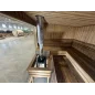 Lux moderna sauna 2.3x3.4m termo drvo/borovina