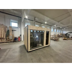 Lux moderna sauna 2.3x3.4m termo drvo/borovina