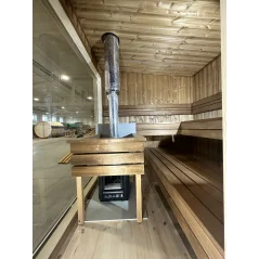 Lux moderna sauna 2.3x3.4m termo drvo/borovina