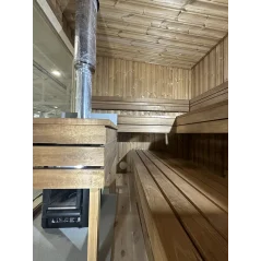 Lux moderna sauna 2.3x3.4m termo drvo/borovina