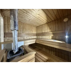 Lux moderna sauna 2.3x3.4m termo drvo/borovina