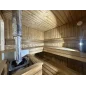 Lux moderna sauna 2.3x3.4m termo drvo/borovina
