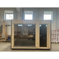 Lux moderna sauna 2.3x3.4m termo drvo/borovina